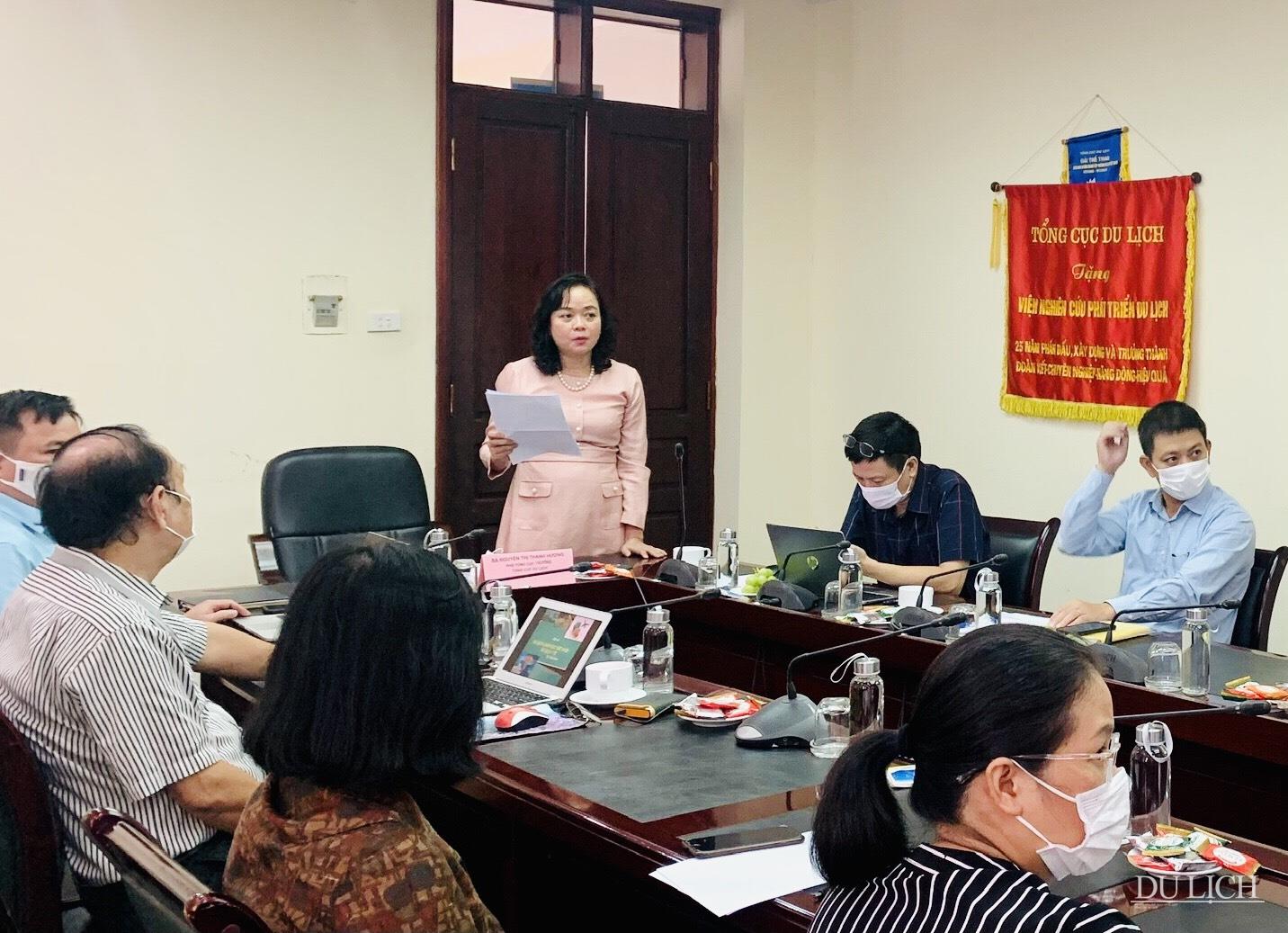 Phó Tổng cục trưởng Tổng cục Du lịch Nguyễn Thị Thanh Hương phát biểu khai mạc Hội thảo